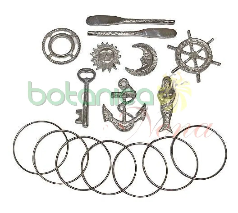 Yemaya Orisha ritual tools and plateado bracelets