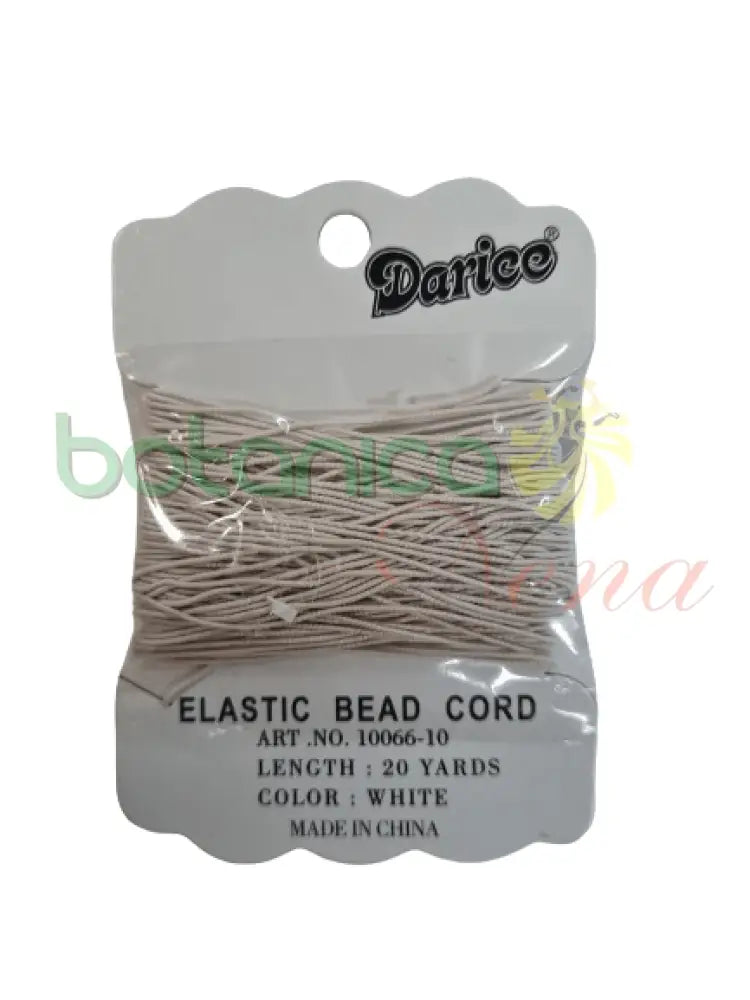 Hilo elastico Blanco 20 yardas - Botanica Nena