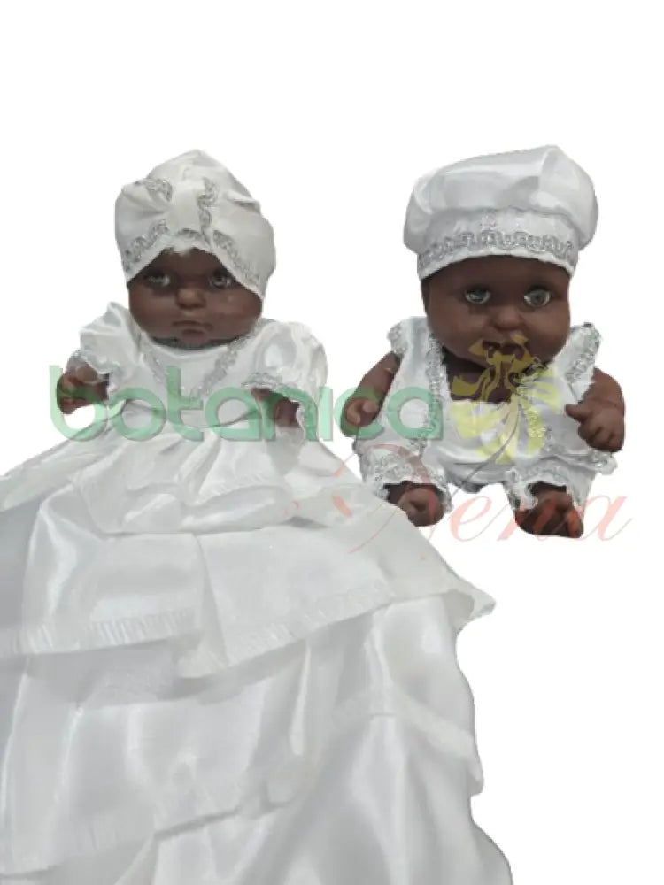 Ibeyis Jimaguas Vestidos de Blanco