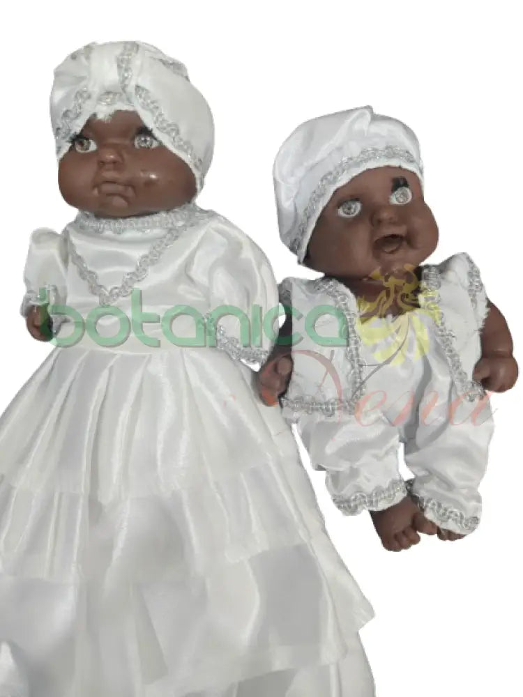 Ibeyis Jimaguas Vestidos de Blanco