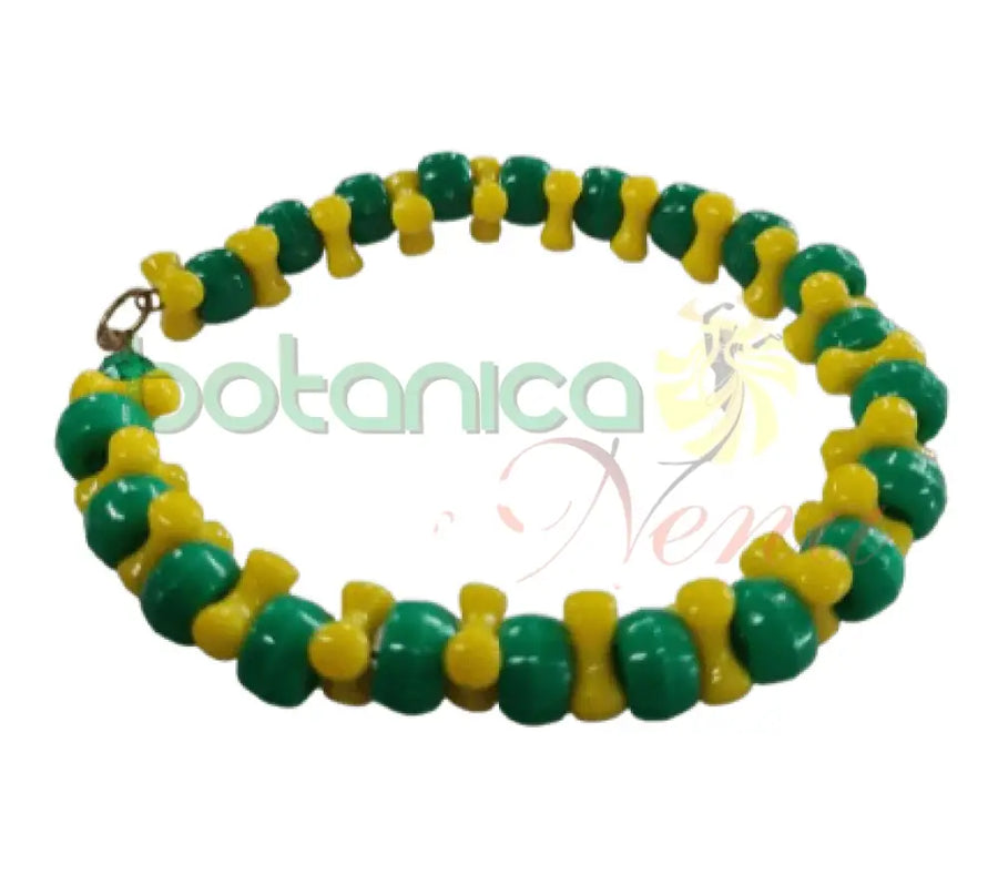 Ilde de Orula con cierre y cuentas huesitos - Botanica Nena