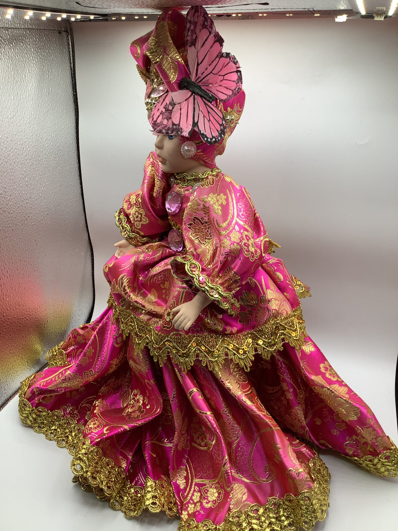 Porcelain Gypsy Doll for Obba 19"