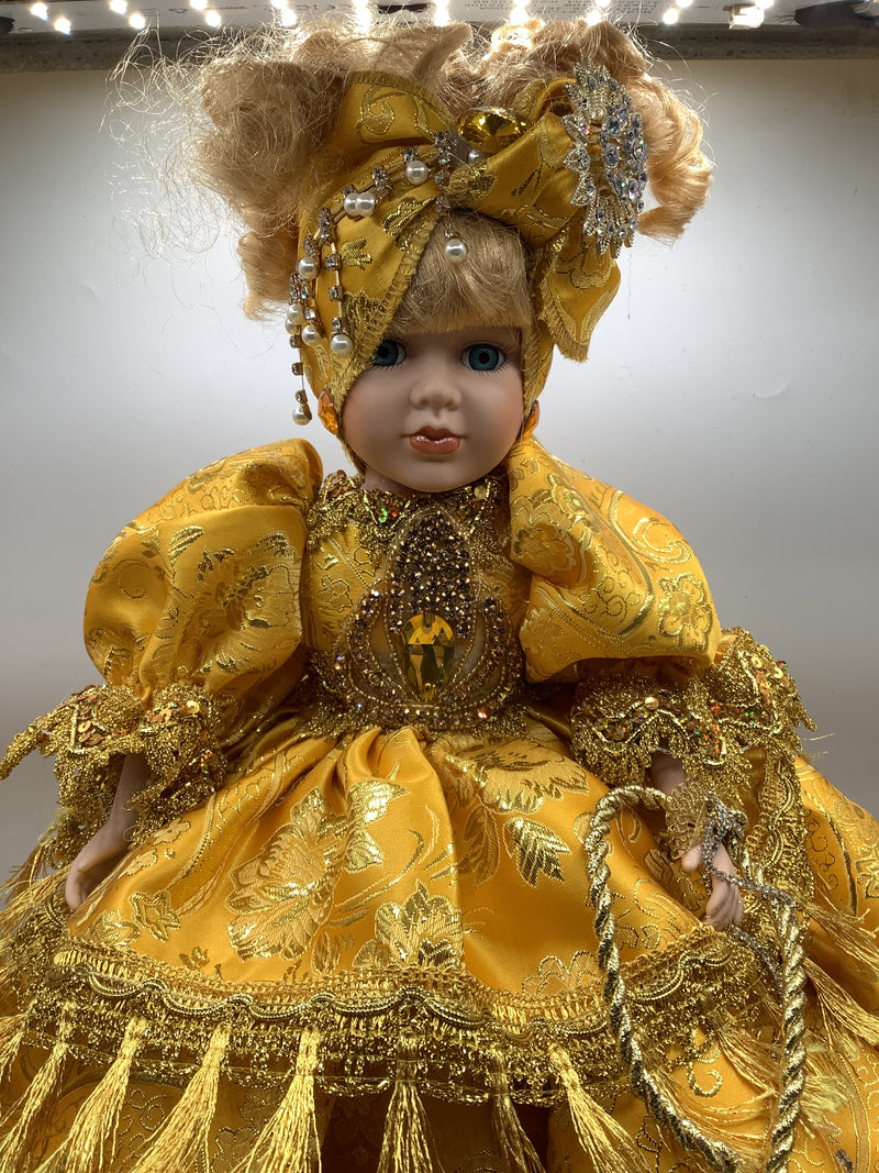Porcelain Gypsy Doll for Oshun 19"