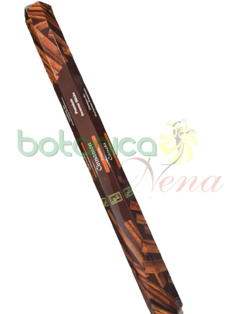 Incienso de Canela (Cinnamon) Largos Caja amarilla y marron