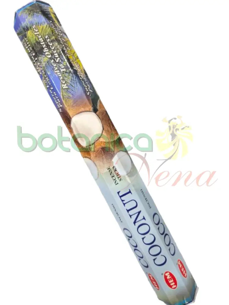 Incienso de Coco. Palito pequeño Caja Verde