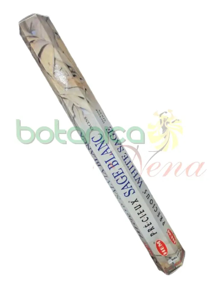 Incienso Salvia (Sage). Palito pequeño. Caja Azul claro