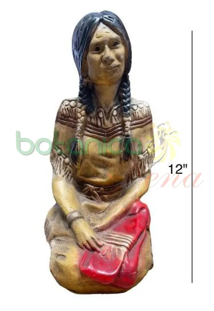 India Sentada 12"X6"X7" - Botanica Nena