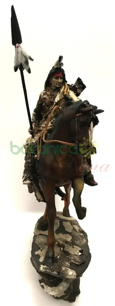 Indio A Caballo Con Lanza 18’’