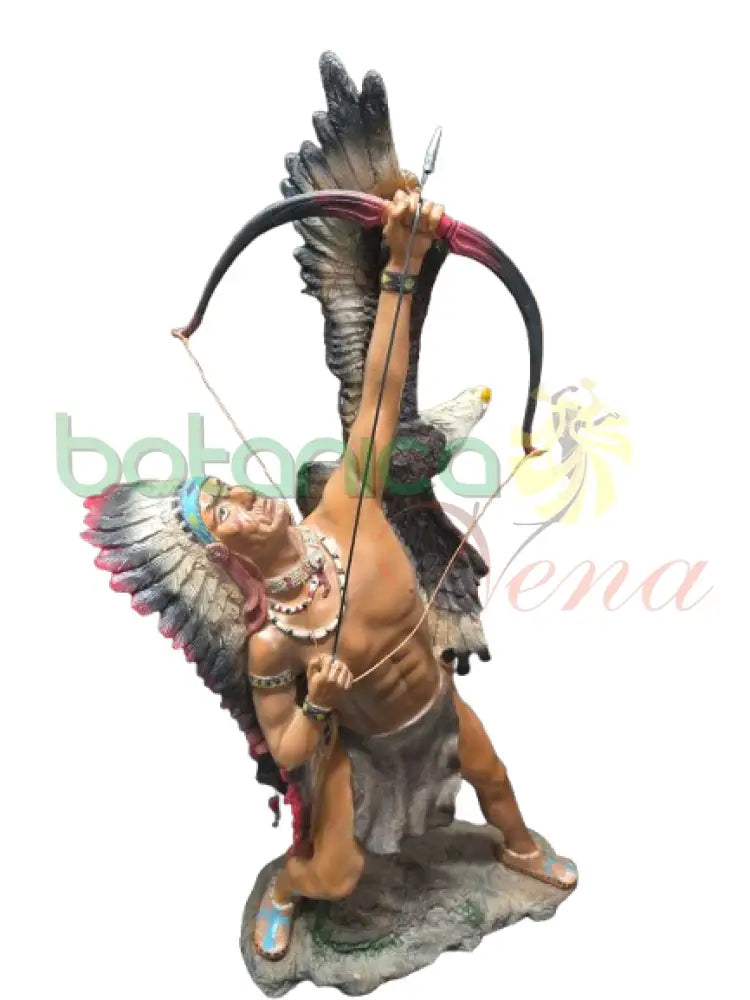 Indio con Aguila Arco y Flecha 23’’