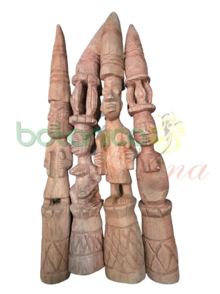 Iroke Campana Africano Grande 14’’Alto Aprox Carmelita