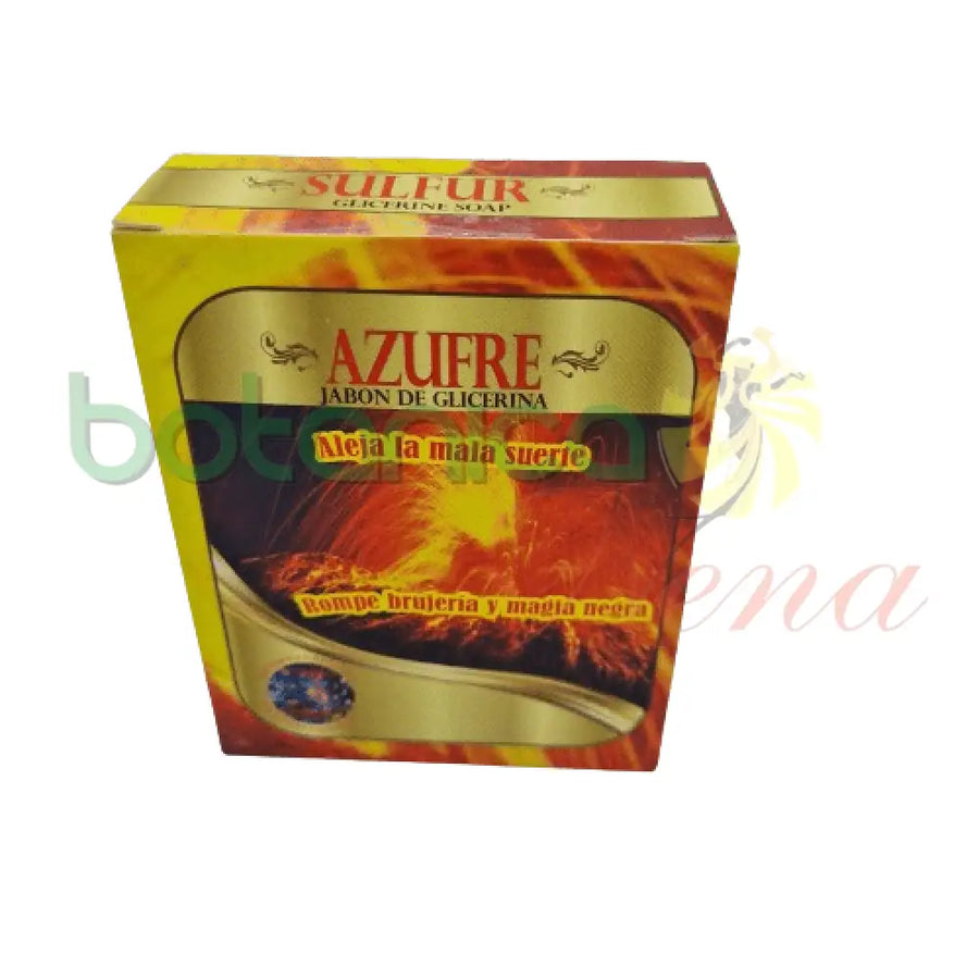 Jabon Azufre 100 gr - Sulfur Glicerine jabón - Botanica Nena