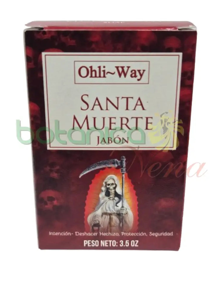 Jabon Santa Muerte 100 gr Caja Roja