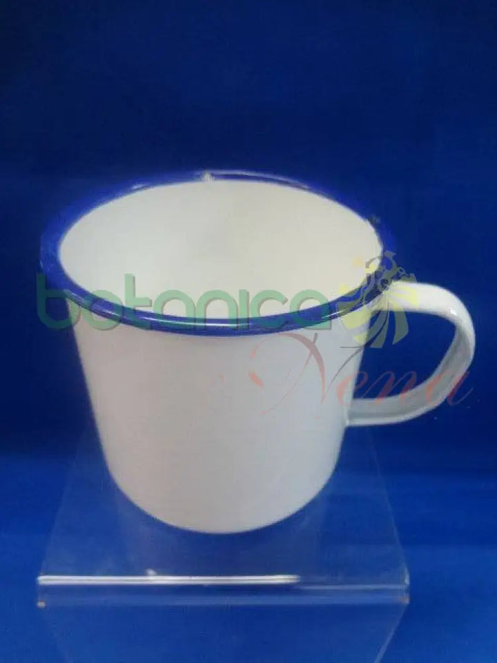 Jarro de metal Esmaltado Blanco - Botanica Nena