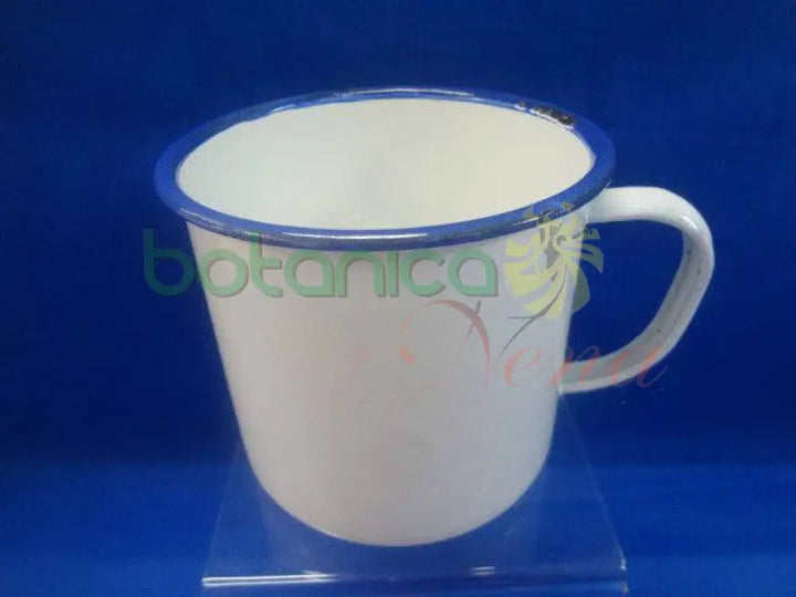 Jarro de metal Esmaltado Blanco - Botanica Nena