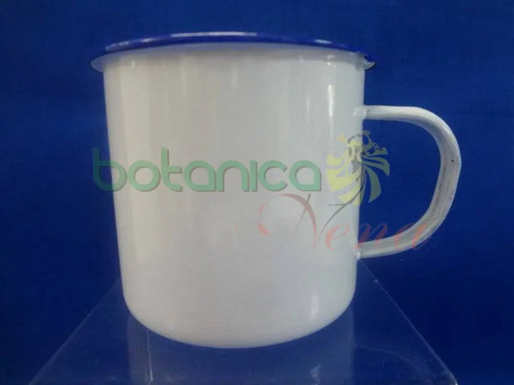 Jarro de metal Esmaltado Blanco - Botanica Nena