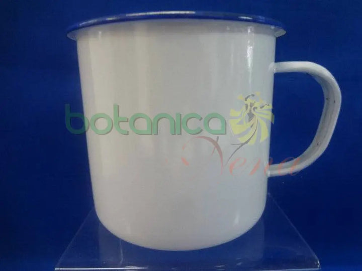 Jarro de metal Esmaltado Blanco - Botanica Nena