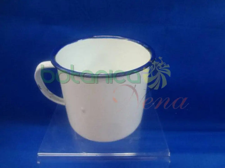 Jarro de metal Esmaltado Blanco - Botanica Nena