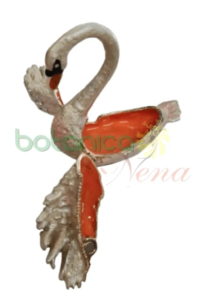 Joyero de Cisne con brillantes - Botanica Nena