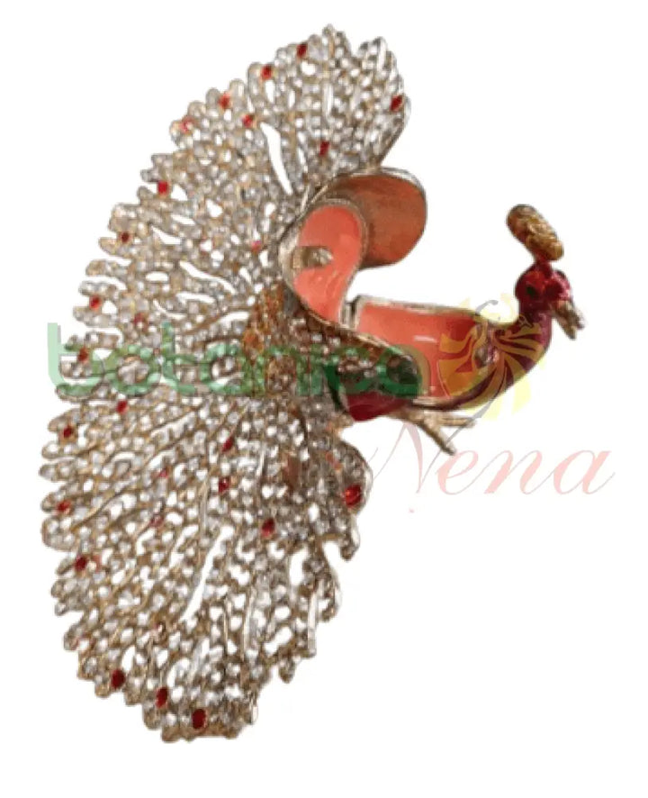 Joyero de Pavo Real con brillantes - Botanica Nena
