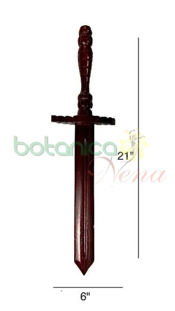 Juego De 3 Piezas De Madera Corona-Hacha-Espada Para Shango - Botanica Nena