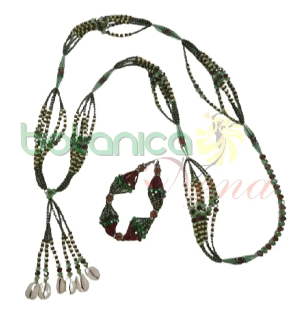 Juego de Ilde y Collar de Cabecera de Orula Africano - Botanica Nena