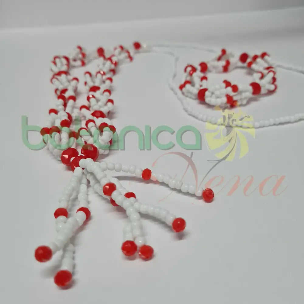Juego de Ilde y Collar de Cabecera para Obbatala Ayaguna - Botanica Nena