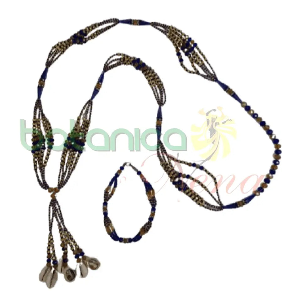 Juego de Ilde y Collar de Cabecera para Ochosi - Botanica Nena