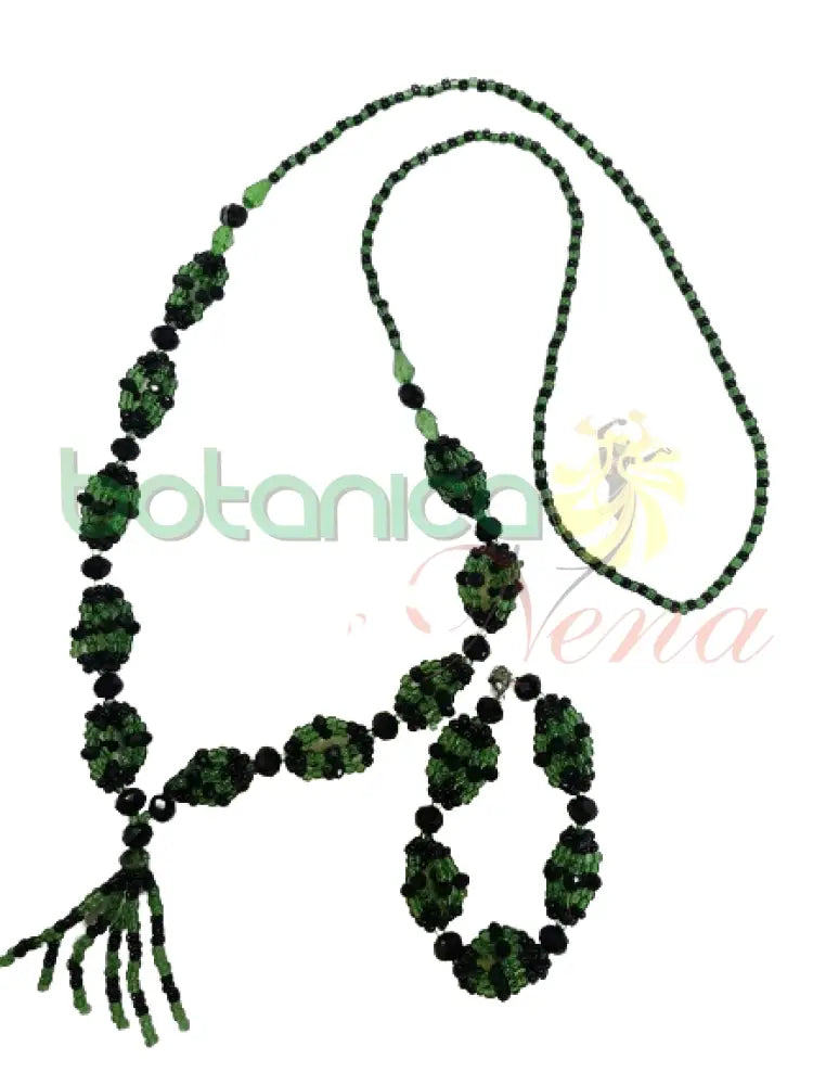 Juego de Ilde y Collar de Cabecera para Oggun - Botanica Nena