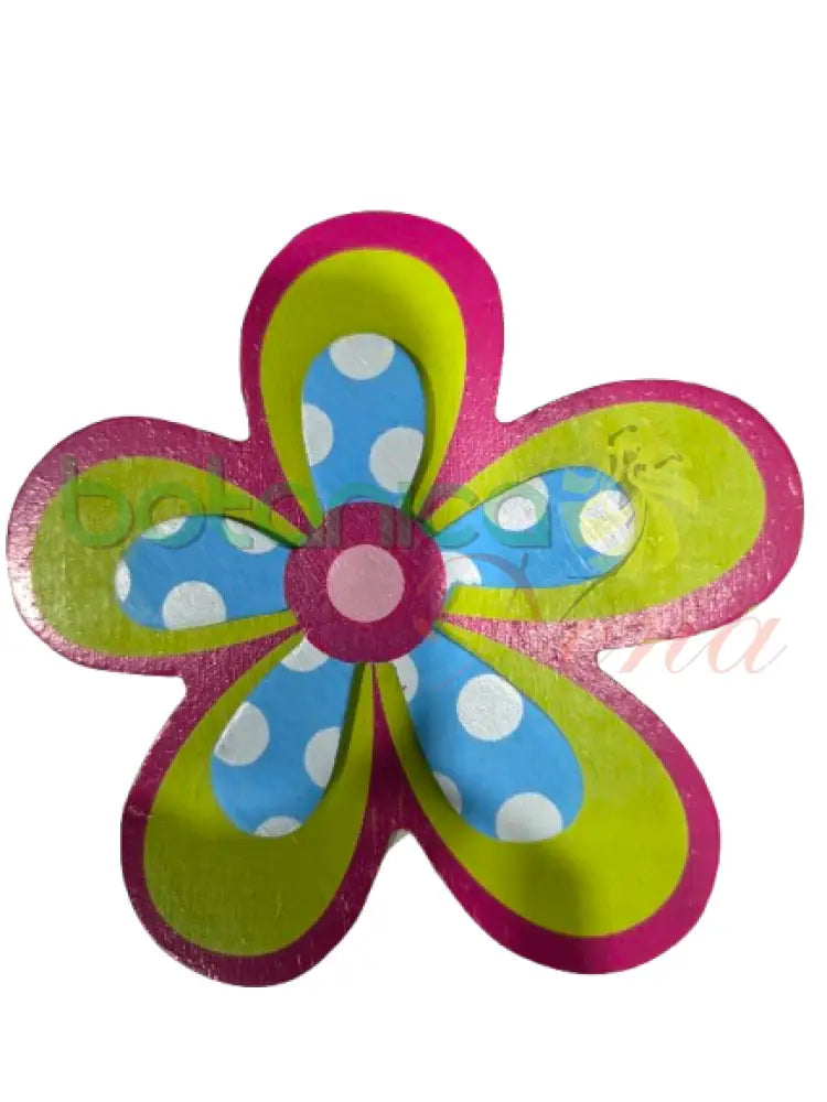 Juguetes en madera planos 5’’ Flor