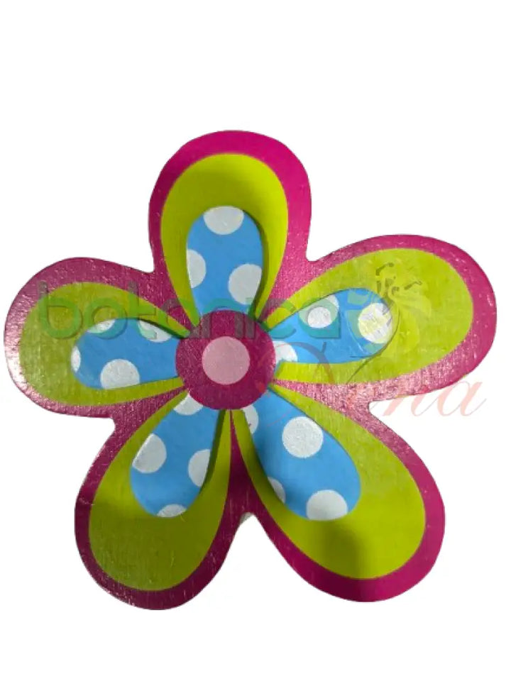 Juguetes en madera planos 5’’ Flor