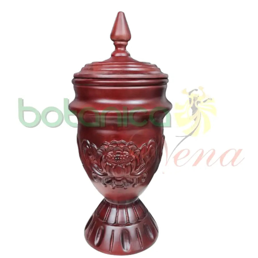 Lebrillo Agayu Tallado Flor de lotto Cerezo 23’’ X 9.5’’