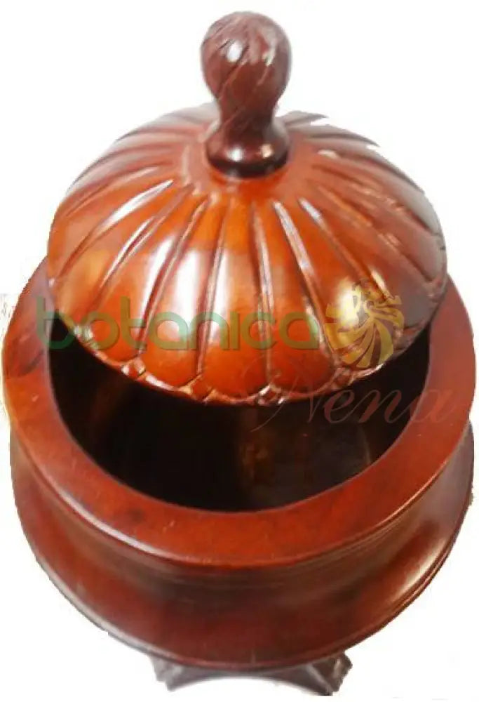 Lebrillo Con Pie Tallado- Agayu 41"X10" - Botanica Nena