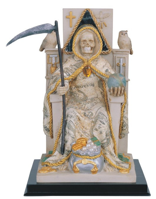 Santa Muerte del Dinero 10"H
