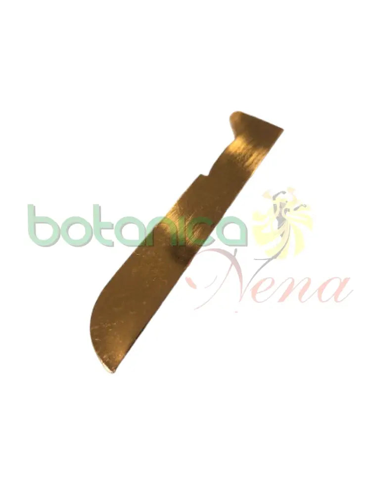 Machete metal Para Ebbo Bronce 3’’H Aprox.