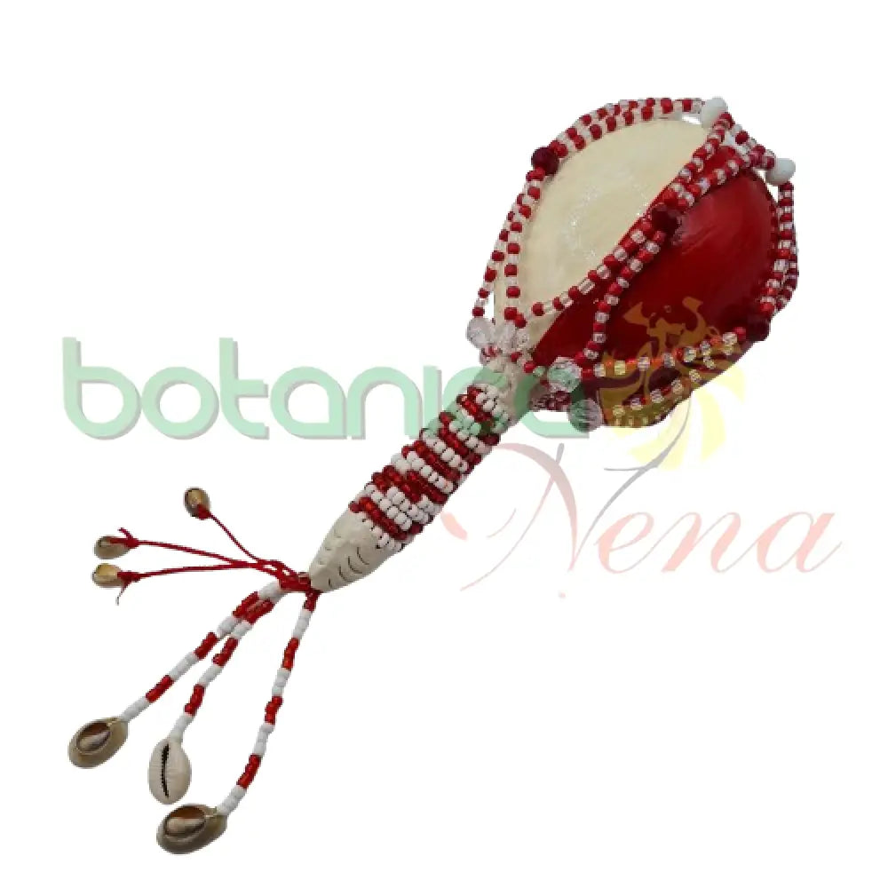 Maraca Forrada en cuentas Shango - Botanica Nena