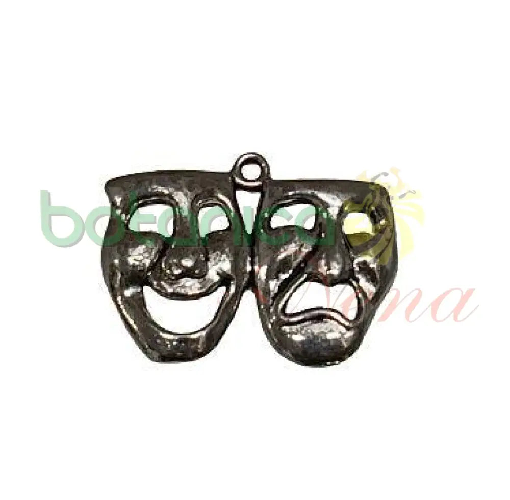 Mascara doble cara de metal 1.2" - Botanica Nena