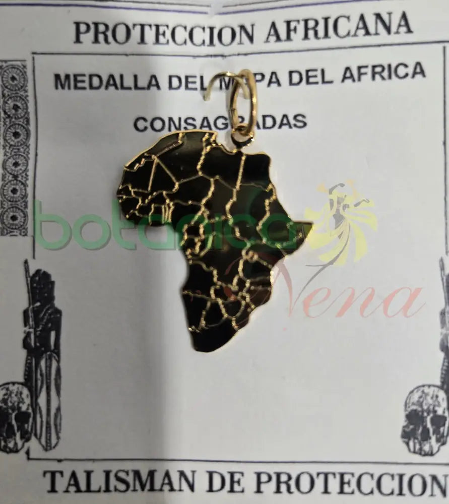 Medalla mapa Africa