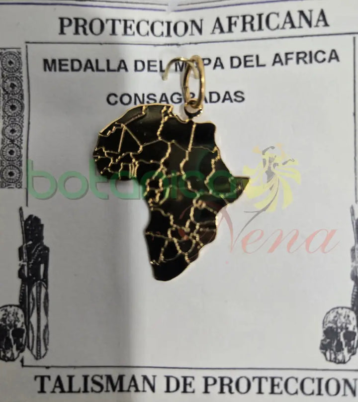 Medalla mapa Africa