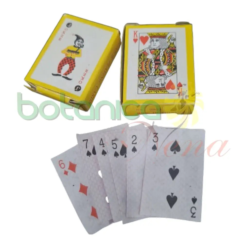 Mini Cartas Baraja Española (Naipes) 1.5’’H x 1’’W