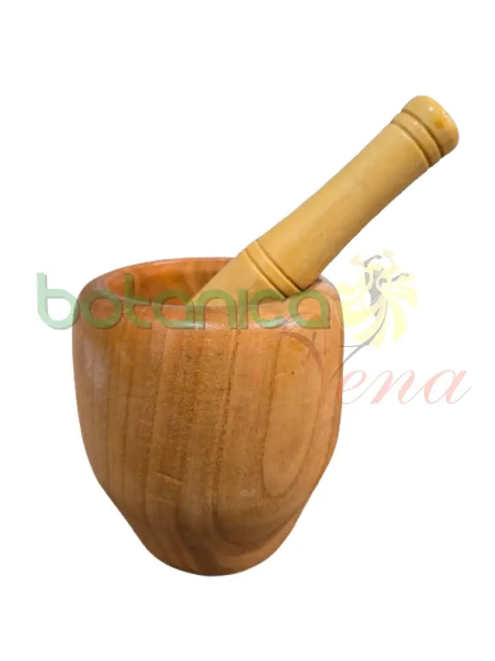 Mortero de Madera Mediano 4’’H x 3’’W