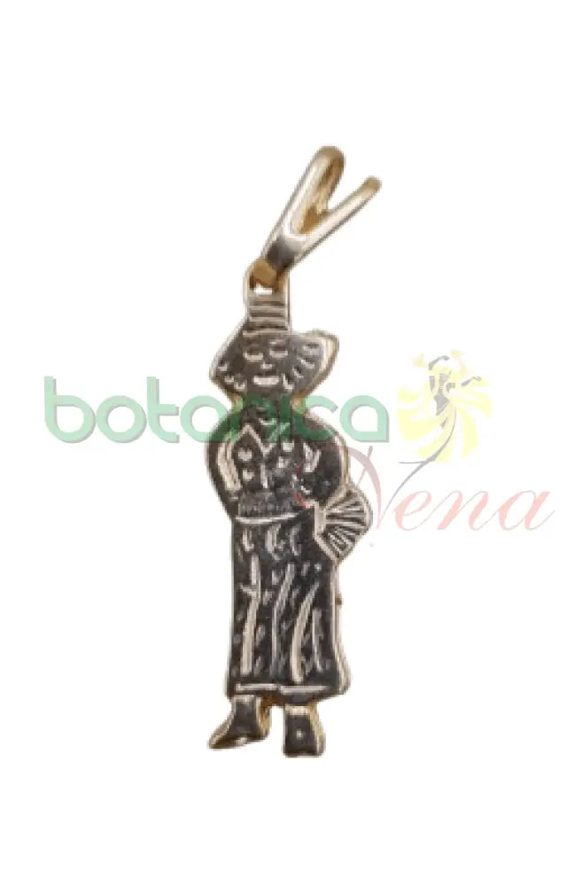 Mujer baño de Plata y Oro 1"H - Botanica Nena