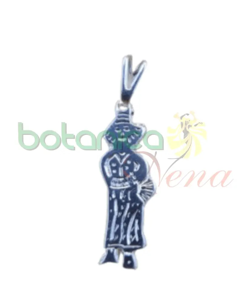 Mujer baño de Plata y Oro 1"H - Botanica Nena
