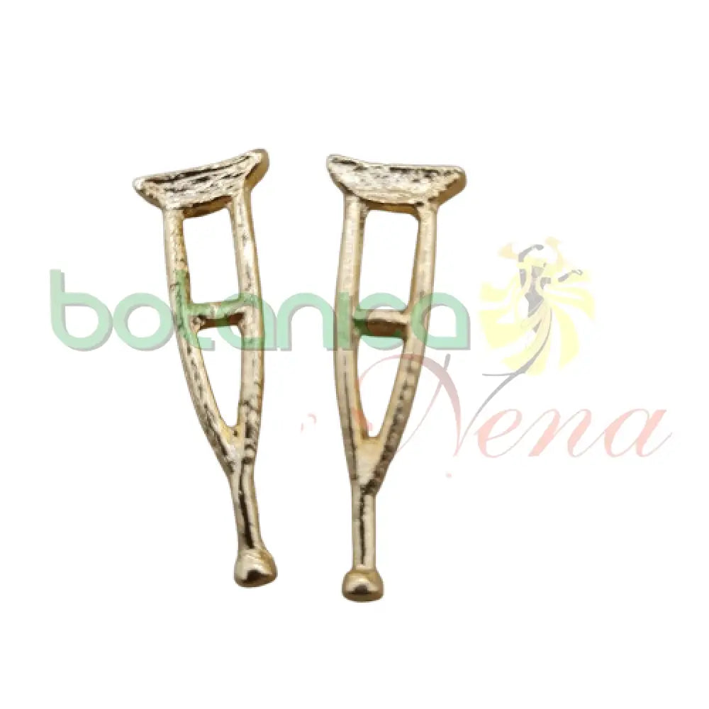Muletas de metal 1.2" (par) - Botanica Nena
