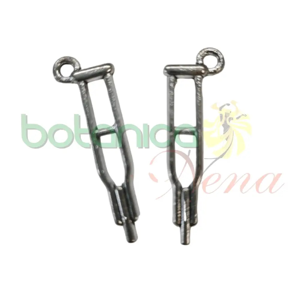 Muletas de metal 1.2" (par) - Botanica Nena