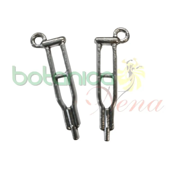 Muletas de metal 1.2" (par) - Botanica Nena