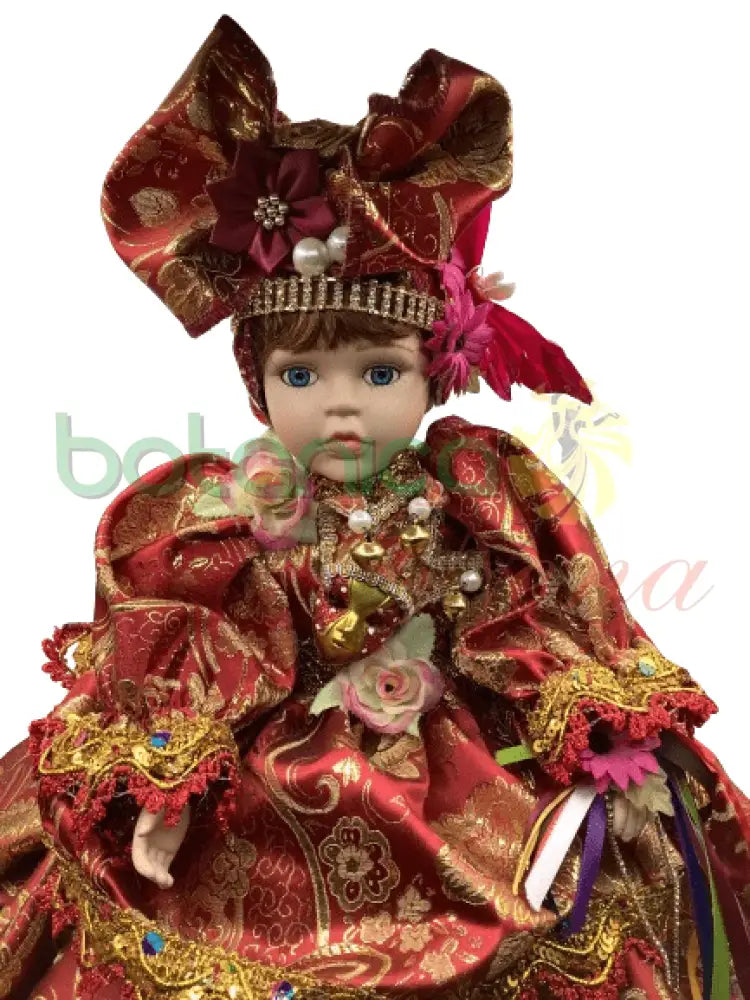 Muñeca de porcelana para oya 19'' - Botanica Nena