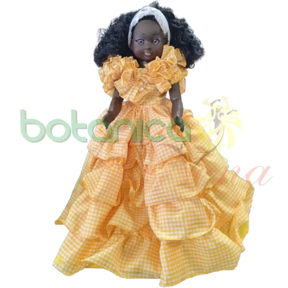 Muñeca Grande 20’’H Amarilla Guinga _ Oshun