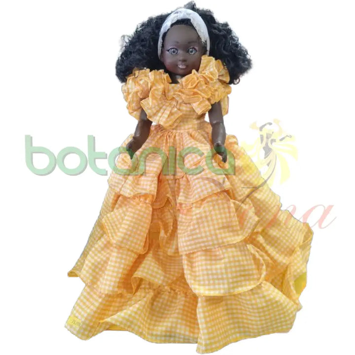 Muñeca Grande 20’’H Amarilla Guinga _ Oshun