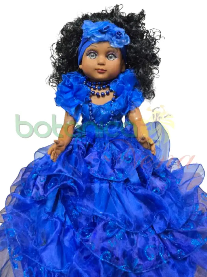 Muñeca Grande 20’’H Azul - Yemaya