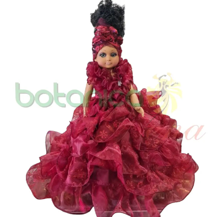 Muñeca Grande 20’’H Rojo Oscuro o Vino - Oya